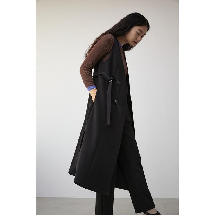 VENUS LONG GILET | AZUL BY MOUSSY | 詳細画像3 