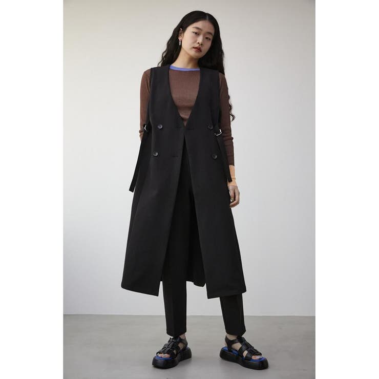 VENUS LONG GILET | AZUL BY MOUSSY | 詳細画像4 