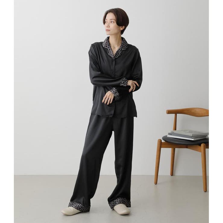 T／H SATIN PIPING PAJAMAS[品番：AZLW0019368]｜AZUL BY MOUSSY