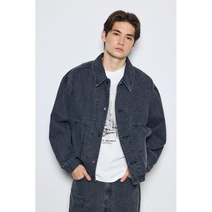 カラーデニムジャケット | AZUL BY MOUSSY | 詳細画像1 