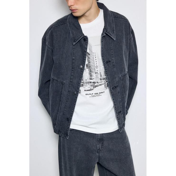 カラーデニムジャケット | AZUL BY MOUSSY | 詳細画像3 