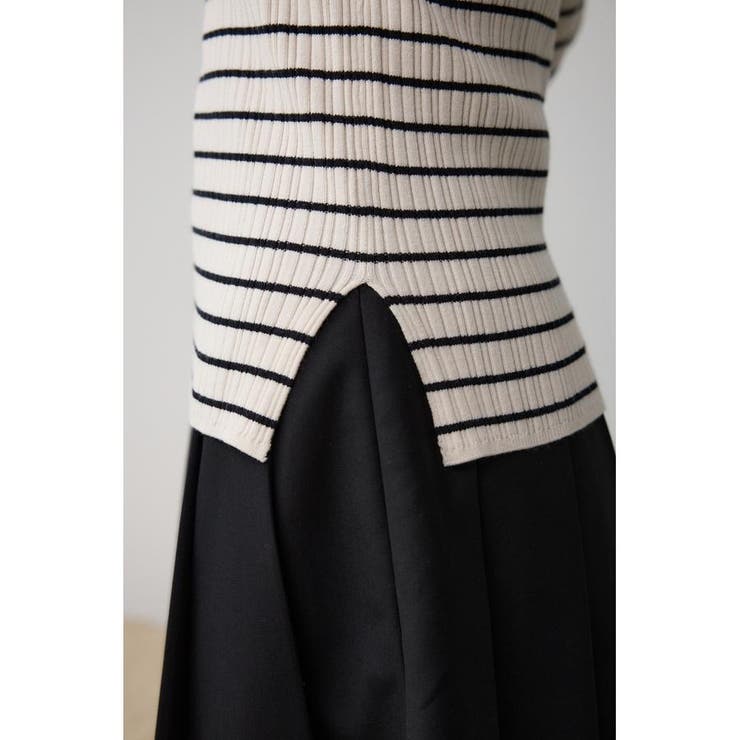 ランダムリブハイネックニットトップス | AZUL BY MOUSSY | 詳細画像23 