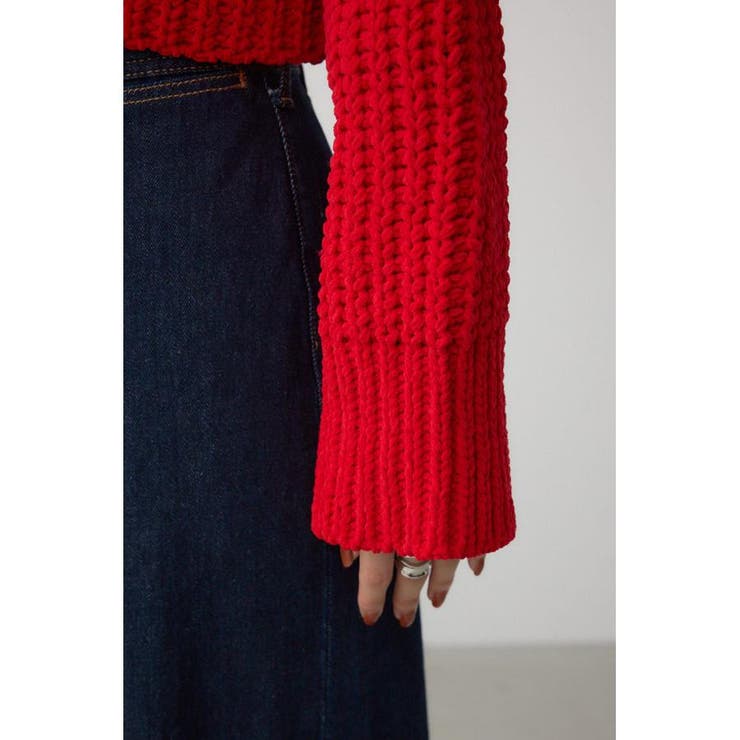 マットモールクロップドハイネックニット | AZUL BY MOUSSY | 詳細画像19 