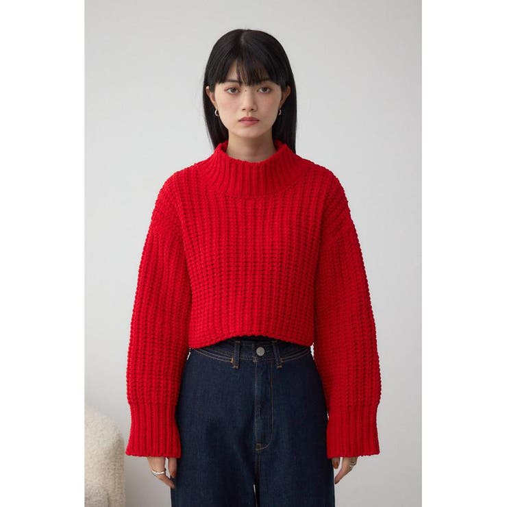 マットモールクロップドハイネックニット | AZUL BY MOUSSY | 詳細画像15 