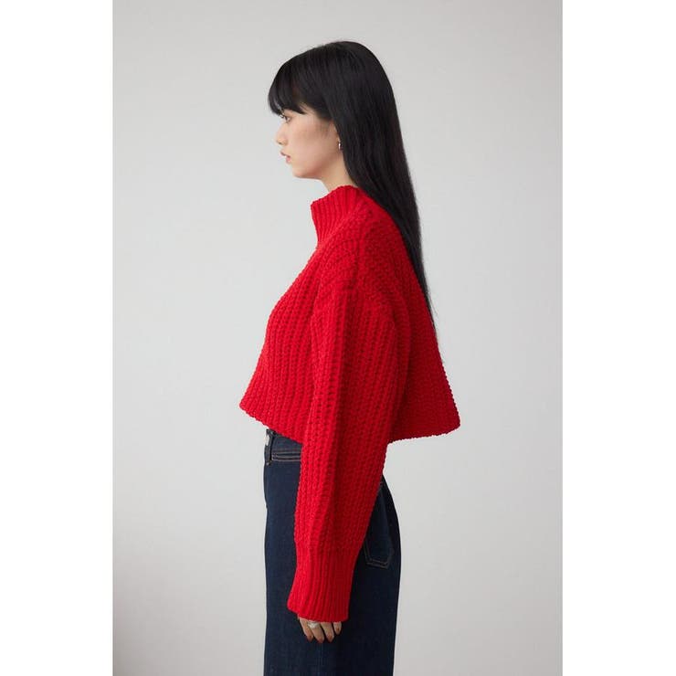 マットモールクロップドハイネックニット | AZUL BY MOUSSY | 詳細画像16 