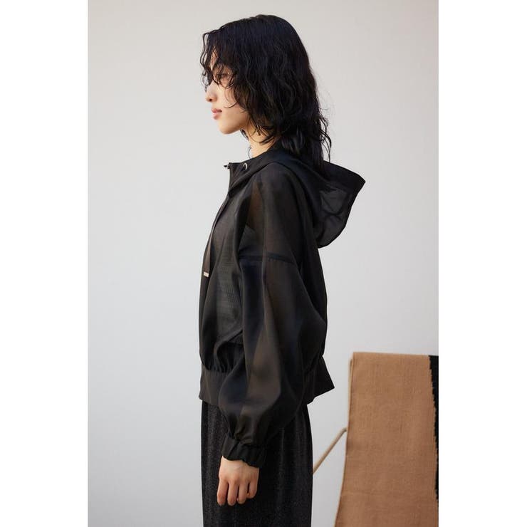 シアーフーディーブルゾン[品番：AZLW0021840]｜AZUL BY MOUSSY
