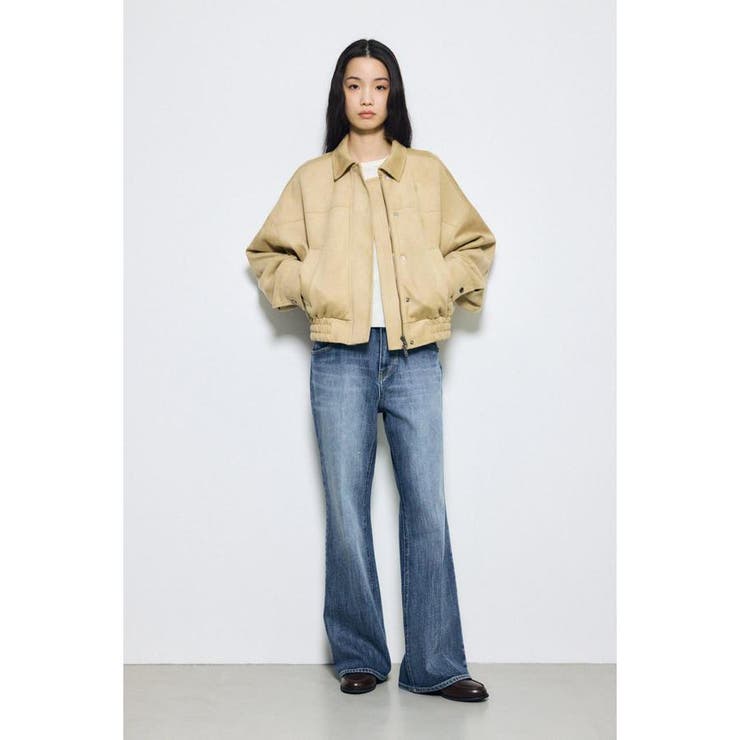 AZUL DENIM センタープレスフレアデニム ロング丈 | AZUL BY MOUSSY | 詳細画像2 