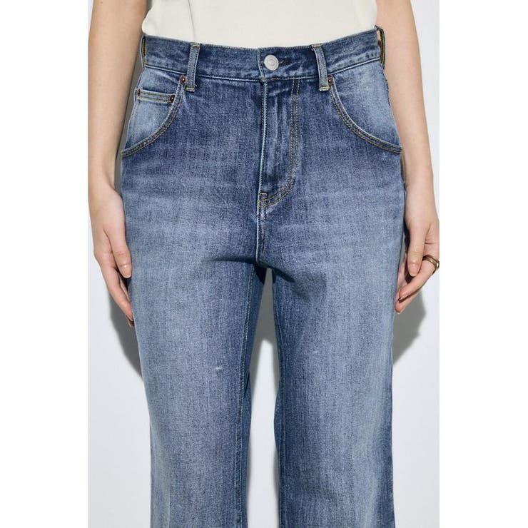 AZUL DENIM センタープレスフレアデニム ロング丈 | AZUL BY MOUSSY | 詳細画像7 