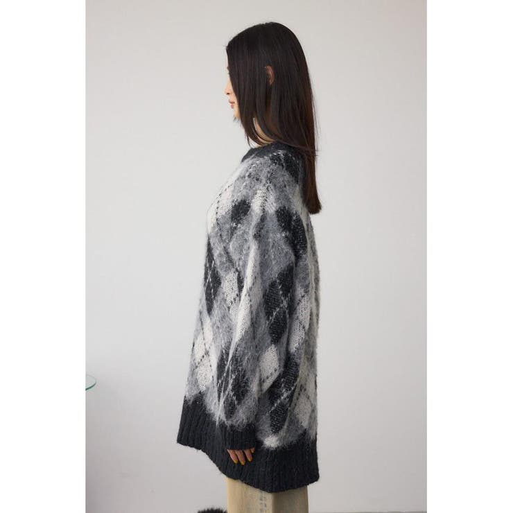 アーガイルシャギーニット | AZUL BY MOUSSY | 詳細画像6 