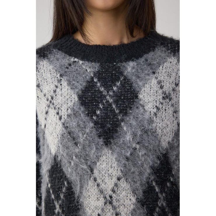 アーガイルシャギーニット | AZUL BY MOUSSY | 詳細画像8 