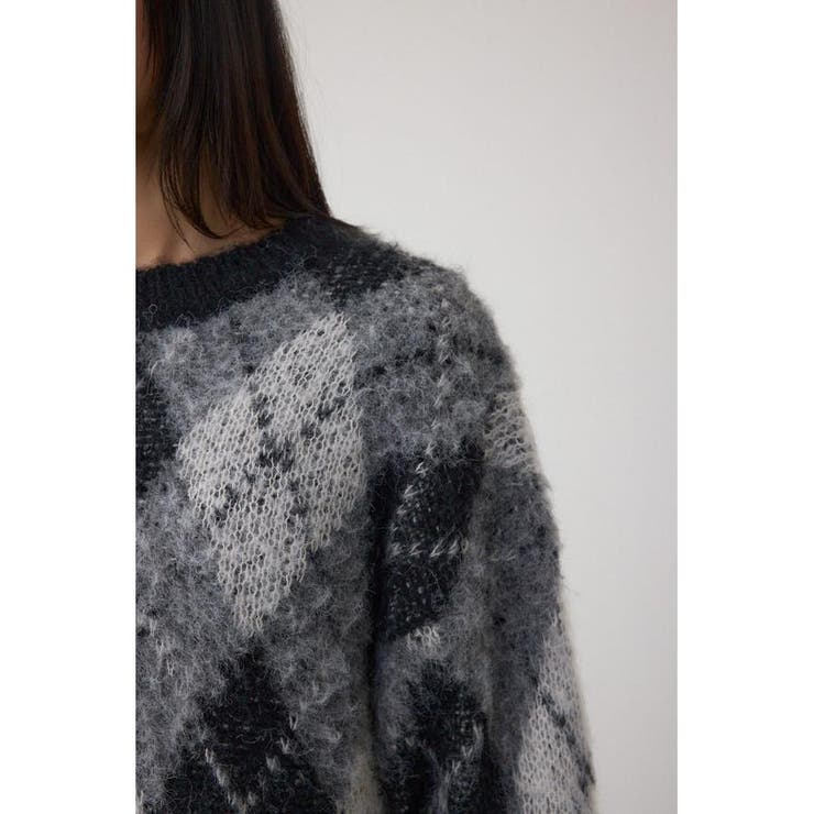 アーガイルシャギーニット | AZUL BY MOUSSY | 詳細画像9 