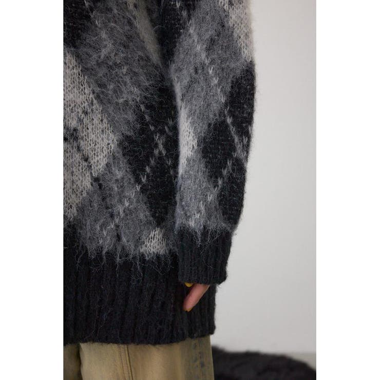 アーガイルシャギーニット | AZUL BY MOUSSY | 詳細画像10 