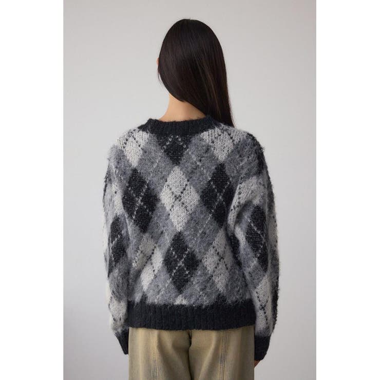 アーガイルシャギーニット | AZUL BY MOUSSY | 詳細画像13 
