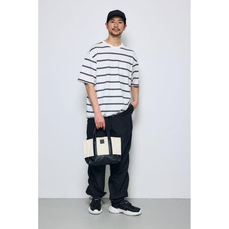合皮切替ミニトートバッグ | AZUL BY MOUSSY | 詳細画像2 