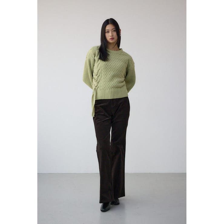 サイドレースアップケーブルニット | AZUL BY MOUSSY | 詳細画像24 