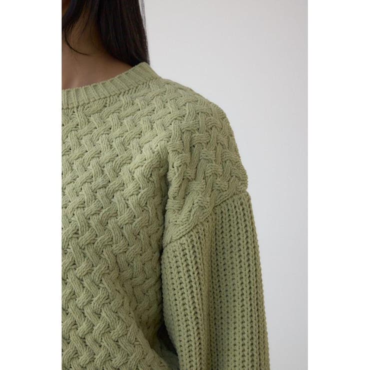 サイドレースアップケーブルニット | AZUL BY MOUSSY | 詳細画像29 