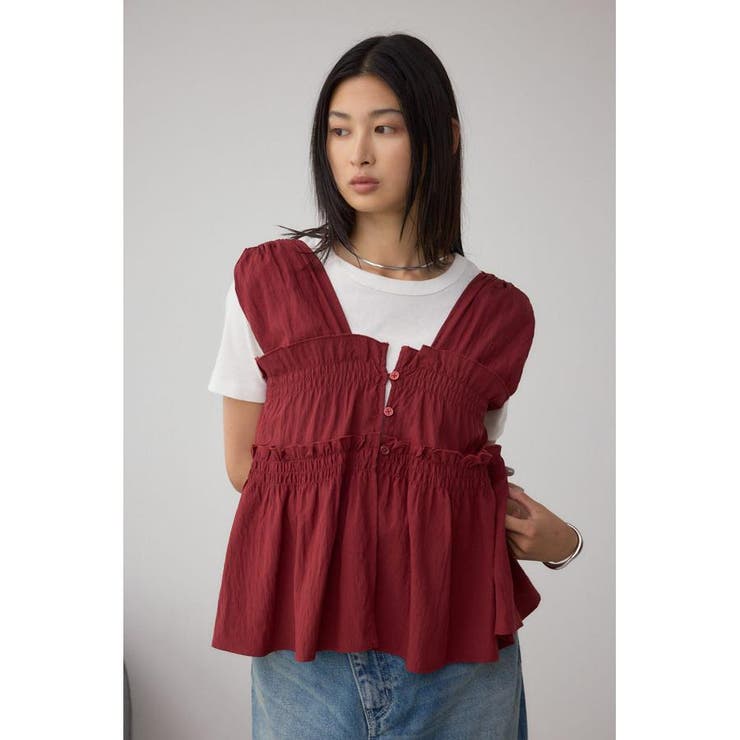 素材アソートシャーリングベスト | AZUL BY MOUSSY | 詳細画像13 