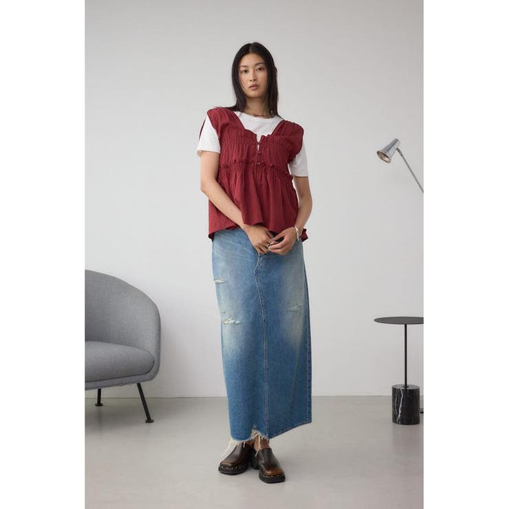 素材アソートシャーリングベスト | AZUL BY MOUSSY | 詳細画像14 