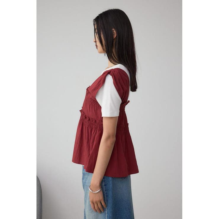 素材アソートシャーリングベスト | AZUL BY MOUSSY | 詳細画像16 