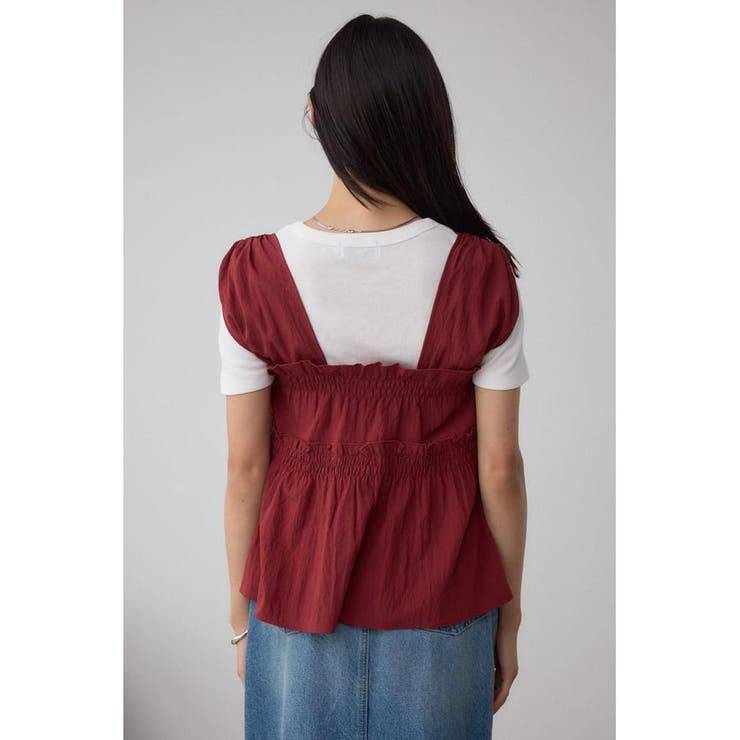 素材アソートシャーリングベスト | AZUL BY MOUSSY | 詳細画像17 