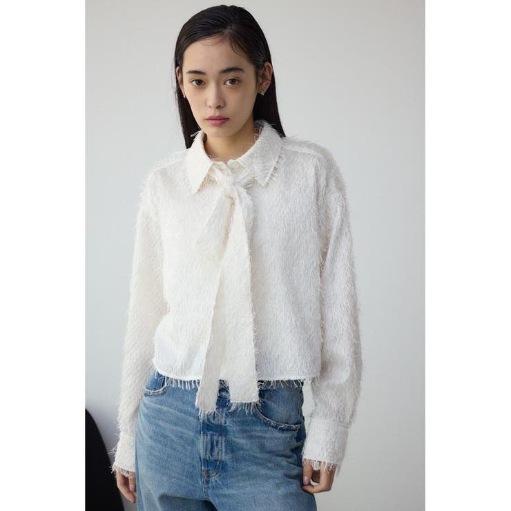 ボウタイショートシャツ | AZUL BY MOUSSY | 詳細画像2 