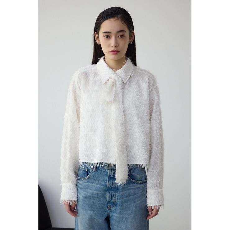 ボウタイショートシャツ | AZUL BY MOUSSY | 詳細画像4 