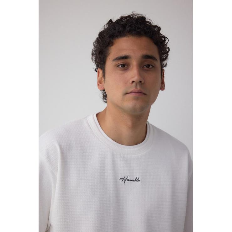 フェイクレイヤードジャガードTシャツ | AZUL BY MOUSSY | 詳細画像2 