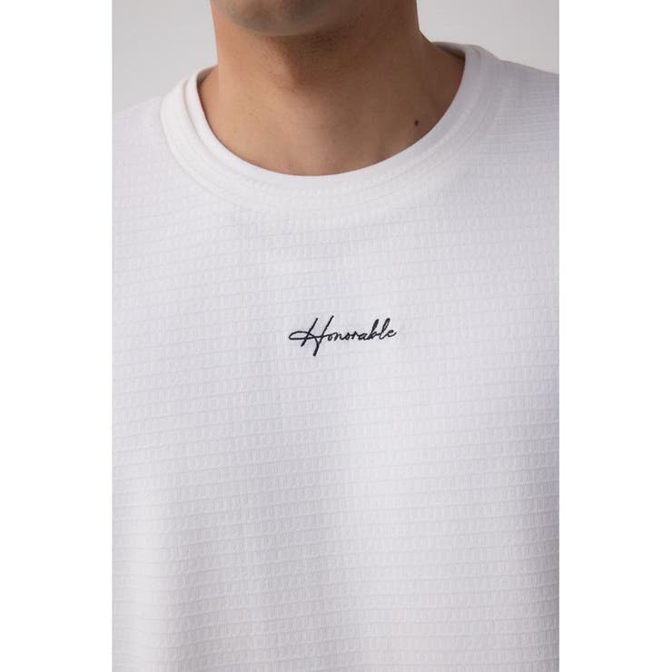 フェイクレイヤードジャガードTシャツ | AZUL BY MOUSSY | 詳細画像8 