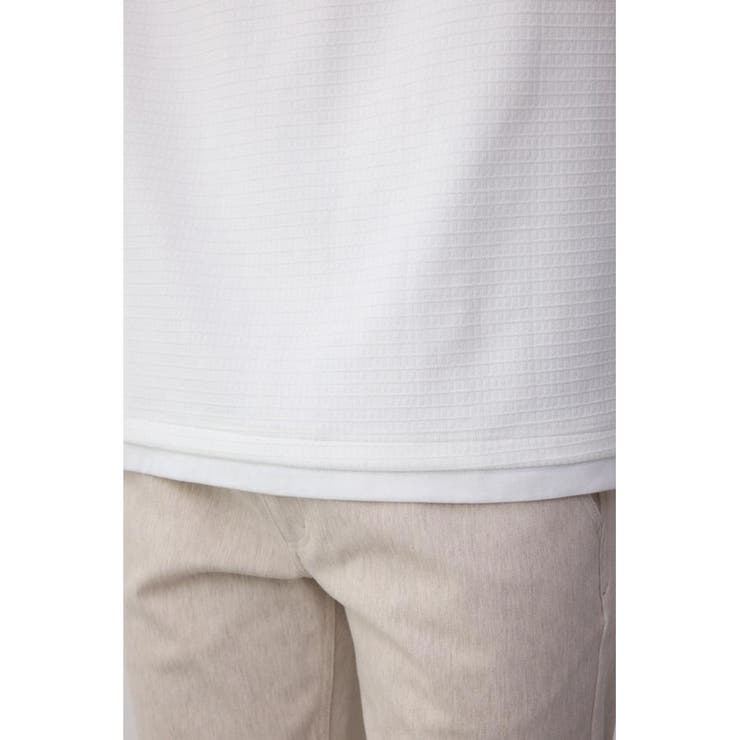 フェイクレイヤードジャガードTシャツ | AZUL BY MOUSSY | 詳細画像10 