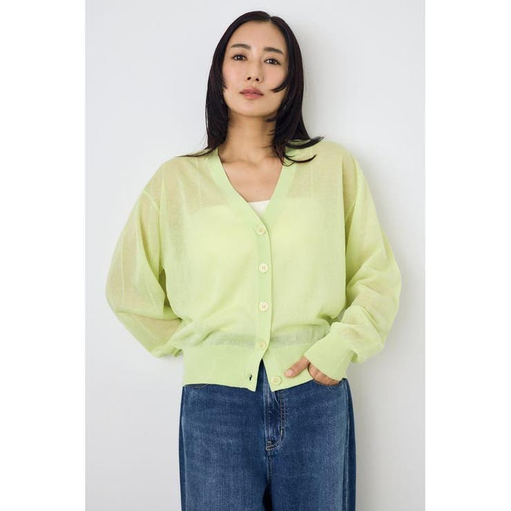 シアーニットカーディガン | AZUL BY MOUSSY | 詳細画像21 