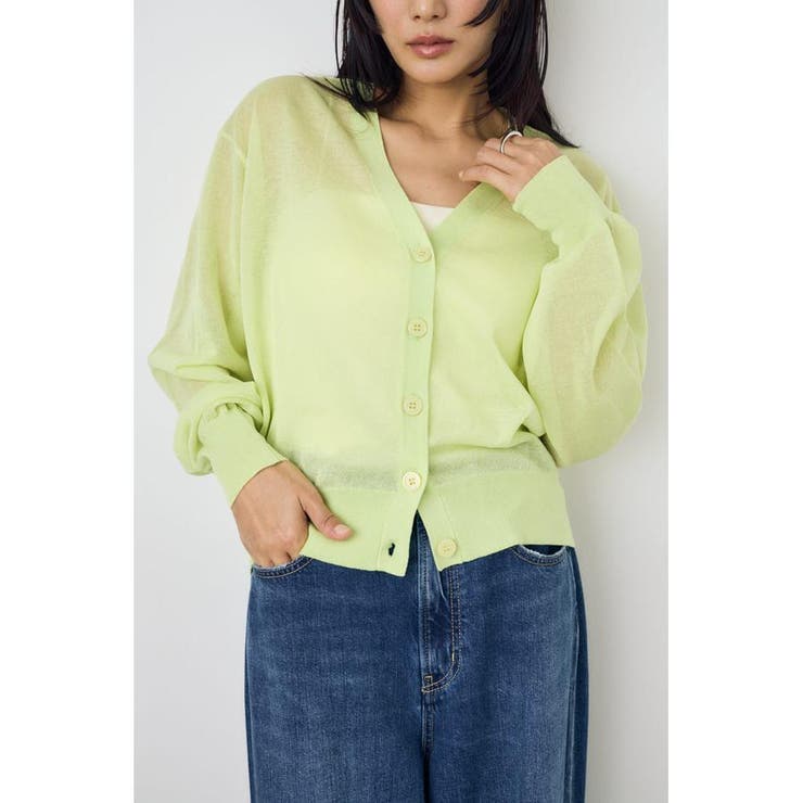 シアーニットカーディガン | AZUL BY MOUSSY | 詳細画像22 