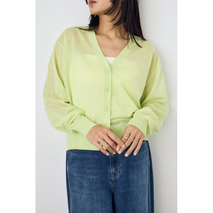 シアーニットカーディガン | AZUL BY MOUSSY | 詳細画像23 