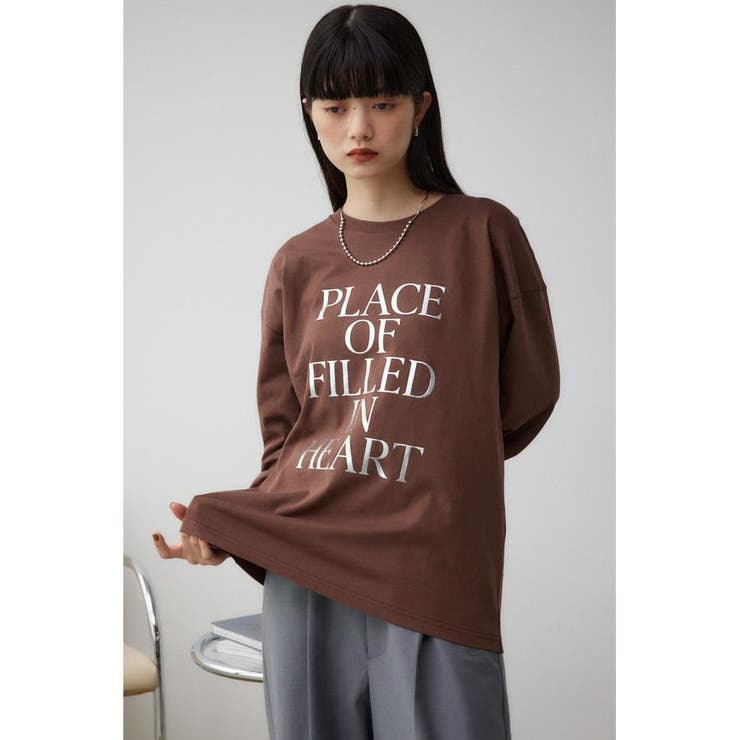 ハクプリントロングスリーブTシャツ | AZUL BY MOUSSY | 詳細画像24 