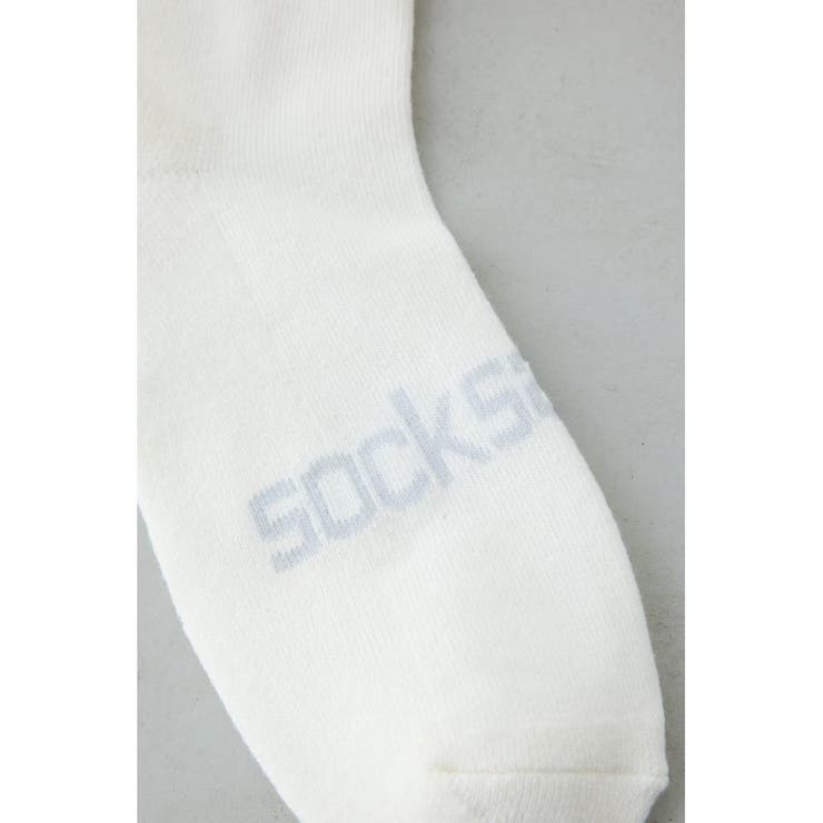 ジャガードロゴアングルソックス | AZUL BY MOUSSY | 詳細画像2 