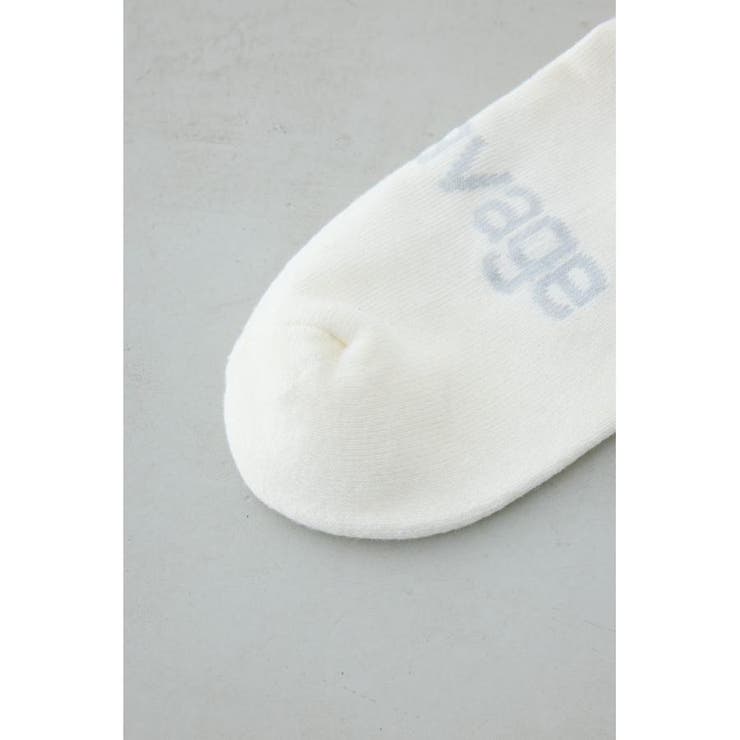 ジャガードロゴアングルソックス | AZUL BY MOUSSY | 詳細画像5 