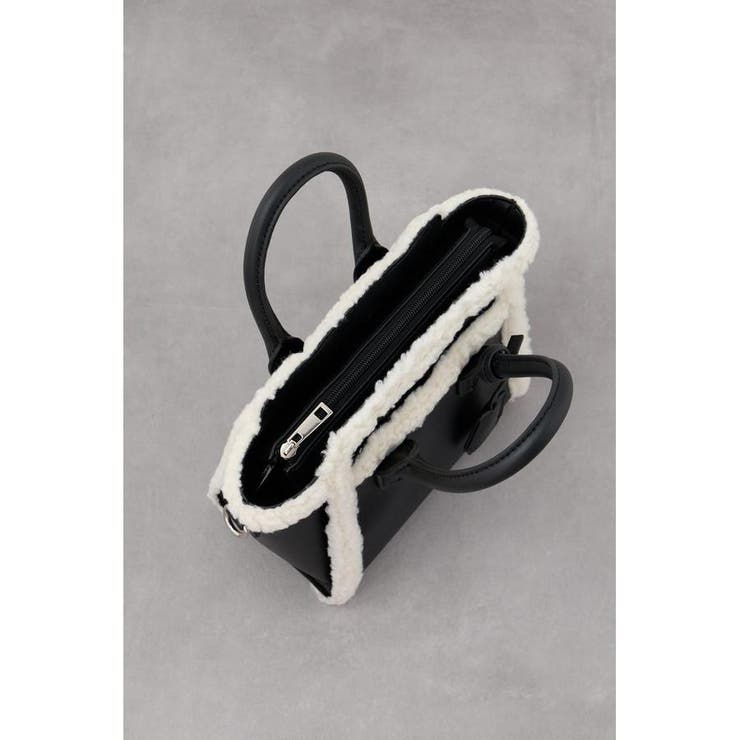 フェイクムートンハンドバッグ | AZUL BY MOUSSY | 詳細画像9 