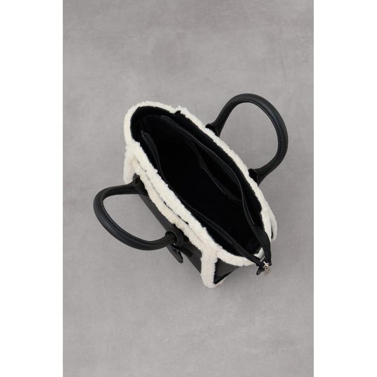 フェイクムートンハンドバッグ | AZUL BY MOUSSY | 詳細画像10 