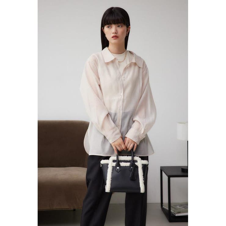 フェイクムートンハンドバッグ | AZUL BY MOUSSY | 詳細画像2 