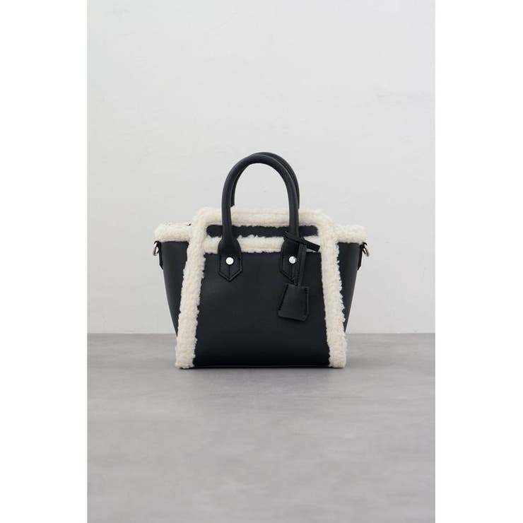 フェイクムートンハンドバッグ | AZUL BY MOUSSY | 詳細画像3 