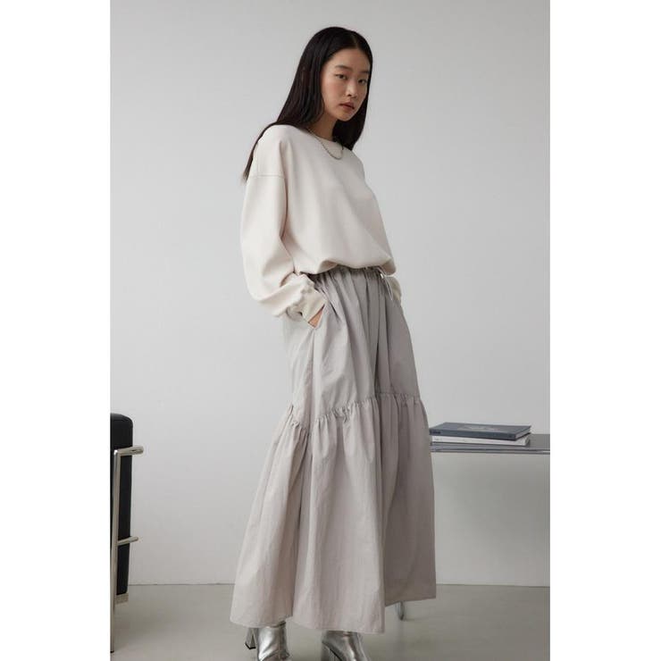 ナイロンスカートドッキングワンピース | AZUL BY MOUSSY | 詳細画像2 