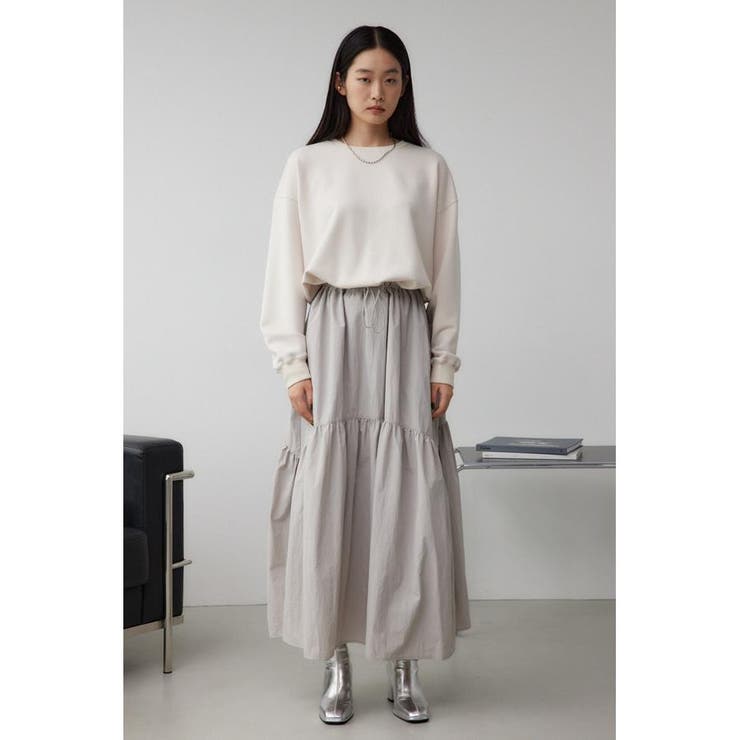 ナイロンスカートドッキングワンピース | AZUL BY MOUSSY | 詳細画像4 