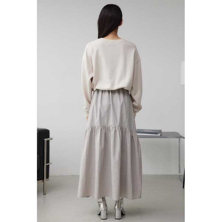 ナイロンスカートドッキングワンピース | AZUL BY MOUSSY | 詳細画像6 