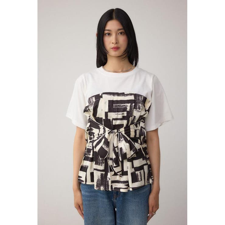 スカーフドッキングトップス | AZUL BY MOUSSY | 詳細画像12 