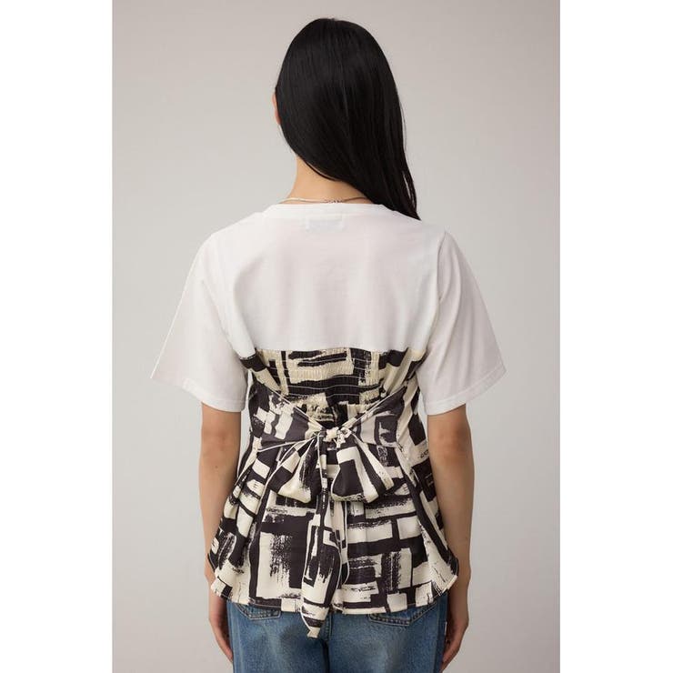 スカーフドッキングトップス | AZUL BY MOUSSY | 詳細画像7 