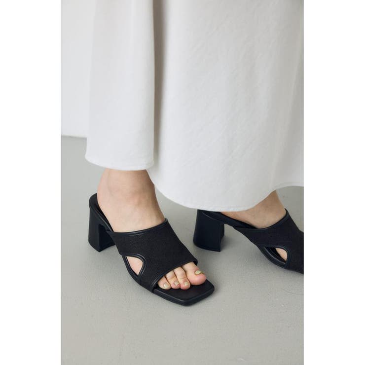カットアウトヒールサンダル | AZUL BY MOUSSY | 詳細画像2 