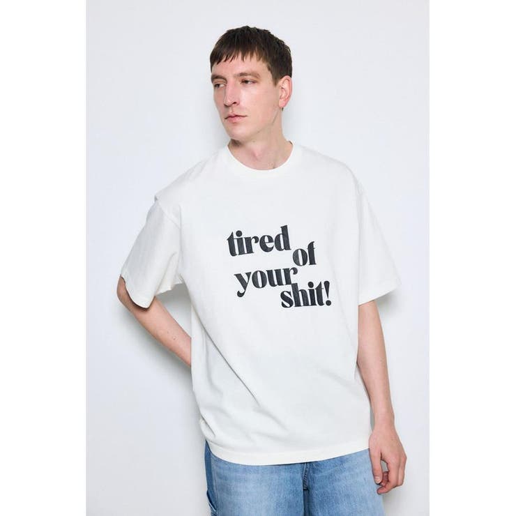 tired of your shit Tシャツ | AZUL BY MOUSSY | 詳細画像6 