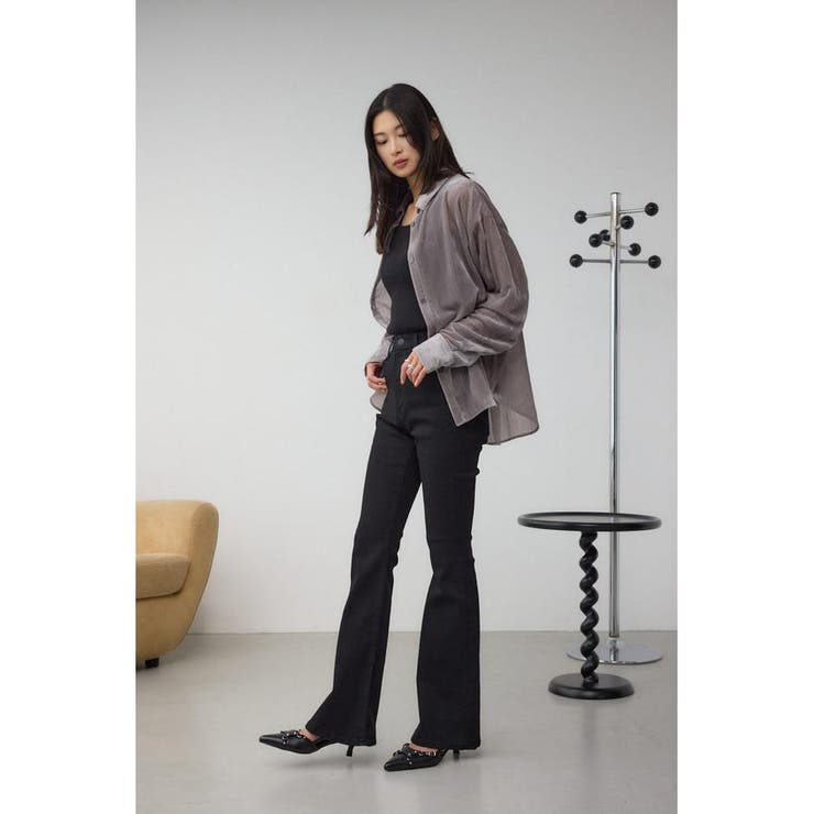 AZUL DENIM フレアデニムロング丈 | AZUL BY MOUSSY | 詳細画像4 