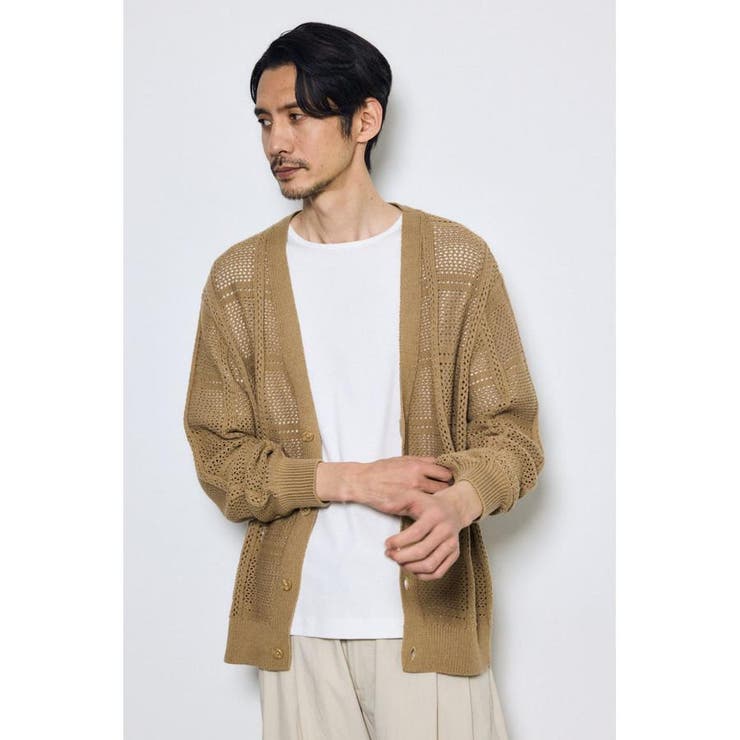 コットンメッシュニットカーディガン | AZUL BY MOUSSY | 詳細画像25 