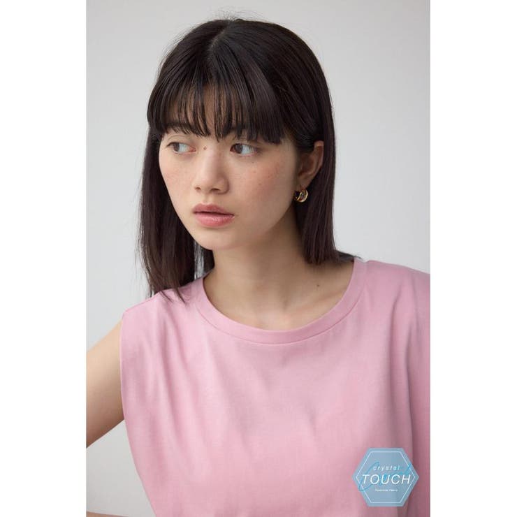 L/PNK1 | C/Tベーシッククルーネックタンク | AZUL BY MOUSSY