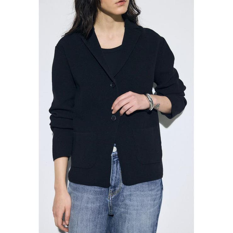 ニットテーラードジャケット | AZUL BY MOUSSY | 詳細画像11 